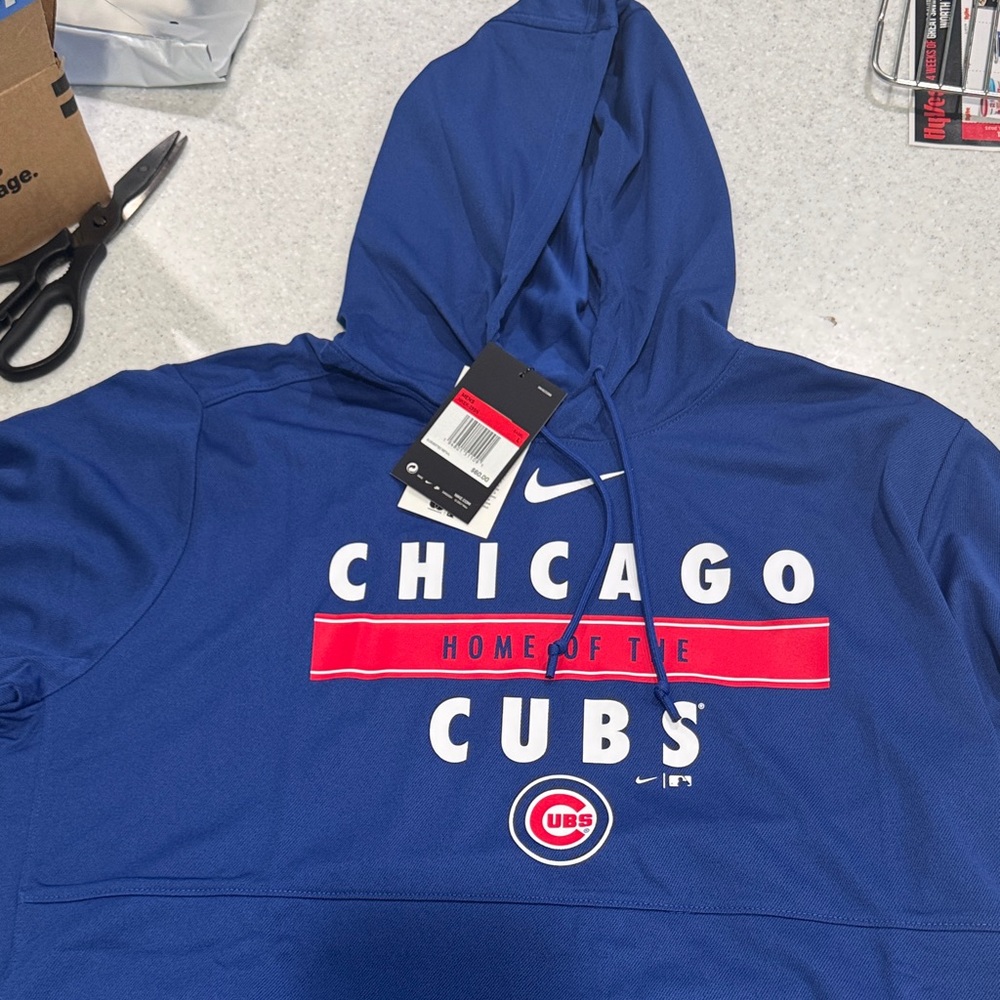 Nike Blue Chicago Cubs Hoodie